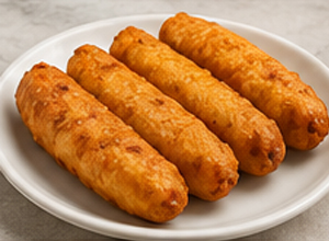 Banana fritters 6 pcs