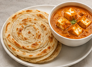 Porotta +paneer butter